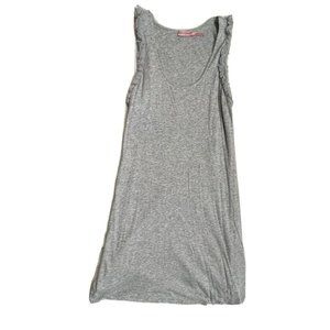 Juicy Couture Ruffled Tank Nightgown Gray Soft Comfy Size P EUC
